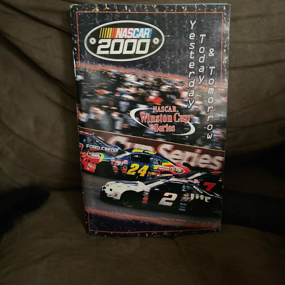 NASCAR Winston cup series 2000 schedule booklet